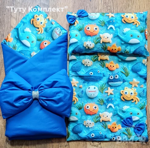 Порт бебе ( одеяло ) тип прегърни ме ,с подложка и възглавница, снимка 2 - Спално бельо и завивки - 37954308