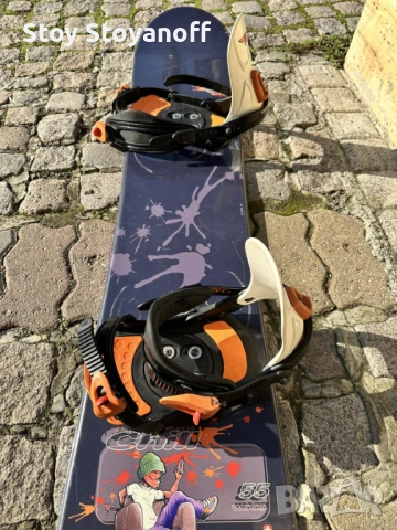 Сноуборд Nidecker Chill 55 + автомати Nidecker + сак, снимка 3 - Зимни спортове - 53136489