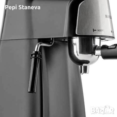 Комплект еспресо машина MUHLER MCM-33 + 2 стъклени чаши , снимка 7 - Кафемашини - 52263730