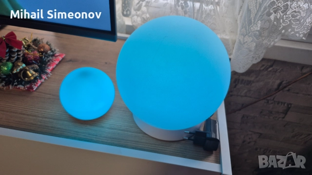 Кръгла RGBW LED лампа с 24-бутонно дистанционно управление, 16 цвята, 4 режима, за вътрешна употреба, снимка 2 - Лед осветление - 52988745