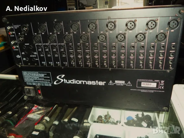 Studiomaster 162BPX audiomixer, снимка 10 - Ресийвъри, усилватели, смесителни пултове - 49895879