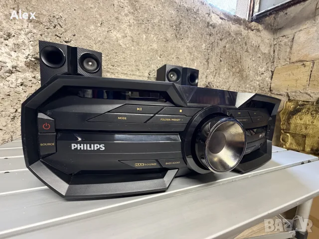 Аудио система PHILIPS FX15/12, Черна, снимка 6 - Аудиосистеми - 56364083