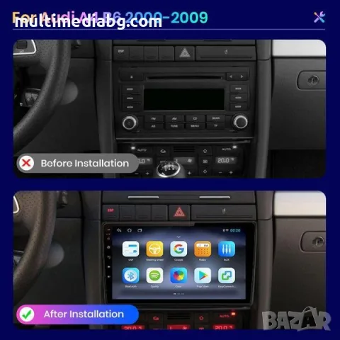 Audi A4 B6 Мултимедия Навигация Android, снимка 2 - Аксесоари и консумативи - 55794951