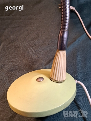 ретро метална настолна лампа 27/4, снимка 4 - Настолни лампи - 51704185