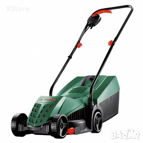 Електрическа косачка Bosch Rotak 32 - 1200W с GrassCombs, коси до самия ръб, кош 31 л, снимка 5 - Градинска техника - 52461130