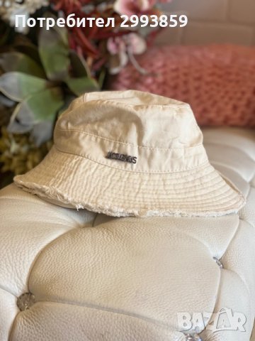 шапка JACQUEMUS Le Bob Artichaut bucket hat, снимка 11 - Шапки - 42325635