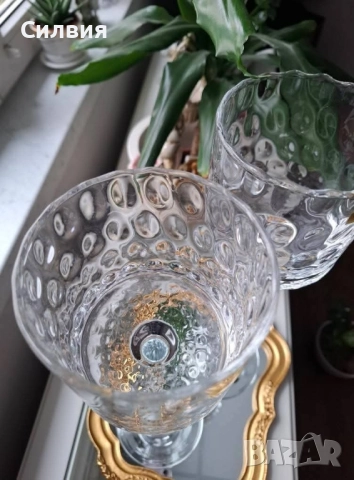 Комплект свещници Кристал, снимка 9 - Декорация за дома - 52250759