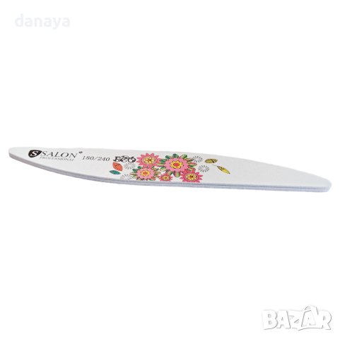 3705 Двустранна пила за нокти SALON 180/240, снимка 2 - Продукти за маникюр - 40721550