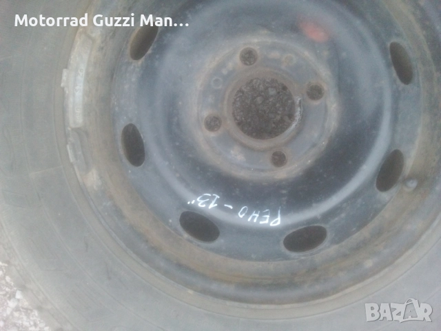 Renault/Opel/Vw/Suzuki:Зимни,175/70/13" с джанти 4х100мм,4бр. Готови за каране.Перфектно състояние , снимка 3 - Гуми и джанти - 52092064