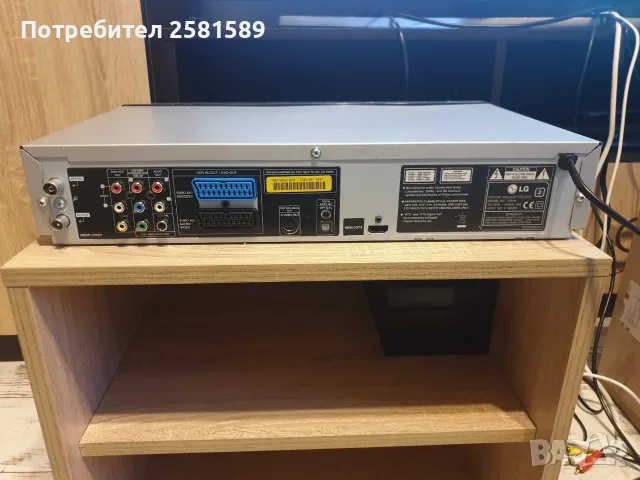Комбо DVD-VHS Рекордер LG V290H HI FI STEREO с  HDMI!, снимка 5 - Плейъри, домашно кино, прожектори - 55738309