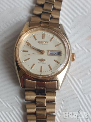 Часовник Citizen automatic 21 jewels позлата, снимка 3 - Дамски - 42682240