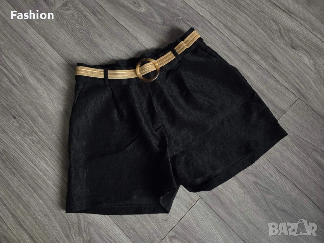 Жестоки дамски черни къси панталонки