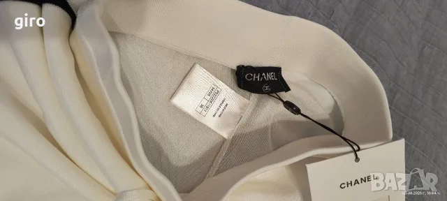 Чисто ново плетено долнище с широк крачол (Chanel реплика) – размер 36 (S), снимка 5 - Спортни екипи - 56071383