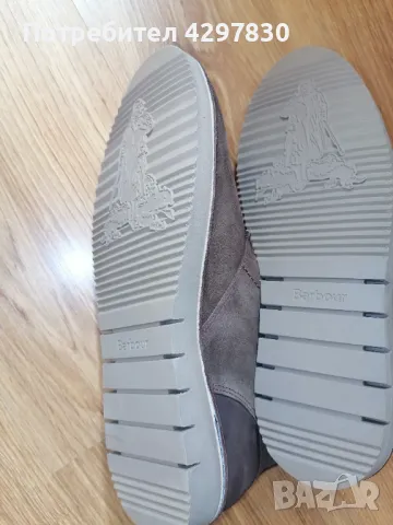 Велурени обувки Barbour № 45, снимка 3 - Ежедневни обувки - 47952856
