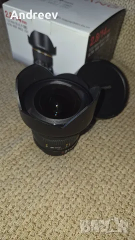 Samyang AE 14mm f/2.8 ED AS IF UMC, снимка 2 - Обективи и филтри - 55985893