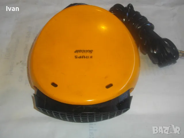 400 ВАТА МАЛКА НОВА МИНИ ЕЛЕКТРИЧЕСКА ПЕЧКА ТУРИСТИЧЕСКА СЕШОАР НЕМСКА СТАРО КАЧЕСТВО KRUPS SOLITAR, снимка 3 - Отоплителни печки - 48329308