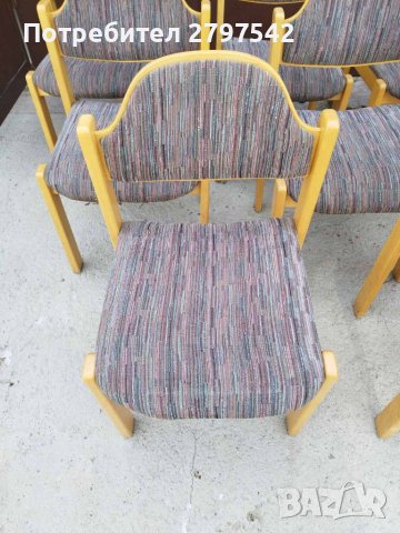 Стифиращи дървени столове , снимка 4 - Столове - 41018629