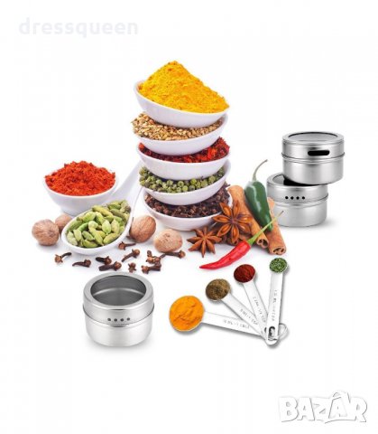 2970 МАГНИТНИ КОНТЕЙНЕРИ ЗА ПОДПРАВКИ, снимка 3 - Аксесоари за кухня - 34258193