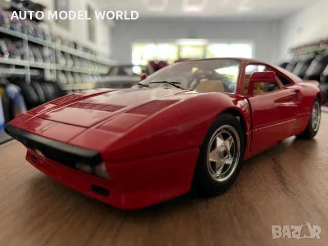 Метална колекционерска колички BBURAGO FERRARI GTO 1984 мащаб 1:18, снимка 1