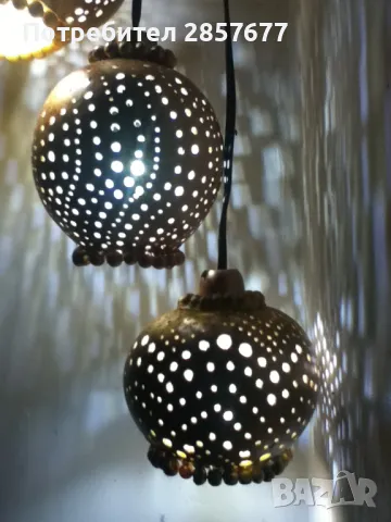 Декоративна лампа, снимка 4 - Декорация за дома - 47260651