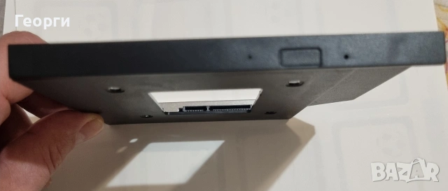 DVD TO HDD (SSD) Адаптер DVD-ROM за инсталиране на твърд диск 9.5mm, снимка 4 - Дънни платки - 53327132