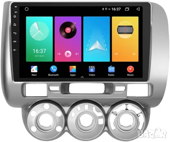 Мултимедия за Honda Jazz / Fit, Android, Навигация, Андроид плеър, 2DIN, 2002-2008 година Honda Jazz, снимка 3 - Аксесоари и консумативи - 49786372