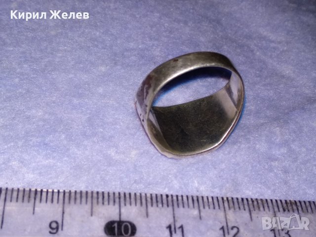 ВЕЛИКОЛЕПЕН МАСИВЕН СРЕБЪРЕН ХУДОЖЕСТВЕНО ОРНАМЕНТИРАН АРТ ПРЪСТЕН ВИСОКА ПРОБА СРЕБРО с НИЕЛО 38740, снимка 10 - Пръстени - 41730296