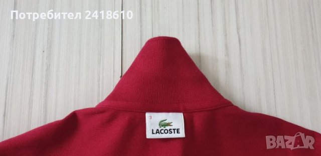 Lacoste  Pique Cotton Mens Size 3 - S НОВО! ОРИГИНАЛ! Мъжка Тениска!, снимка 2 - Тениски - 41552583