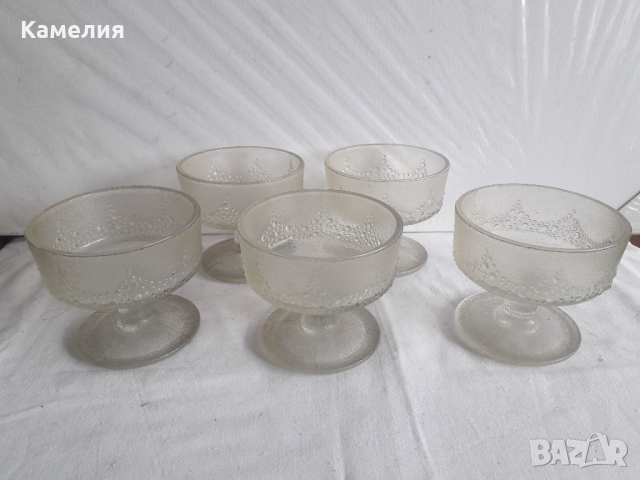 Кристални чаши за сладолед , снимка 1