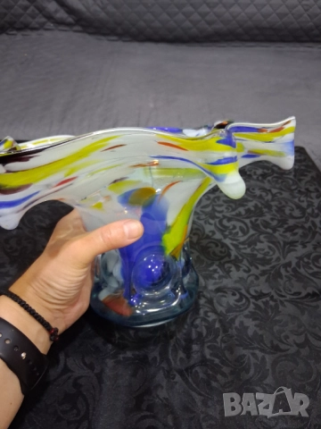 Ваза Мурано , снимка 3 - Други ценни предмети - 52357321