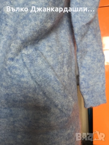 Жилетка в бебешко синьо Saint Tropez(вълна и мохер), S размер, снимка 5 - Жилетки - 53768526