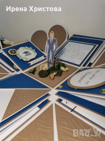 Кутия-изненада за бал. Албум, плик за пари и картичка в едно. , снимка 7 - Други - 52834842