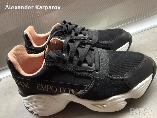 Emporio Armani оригинални маратонки – chunky sneakers, снимка 4 - Маратонки - 53712995