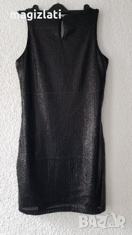 Дамска рокля с паети размер ХС - С - М, снимка 3 - Рокли - 36007093