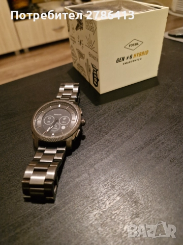 Fossil Hybrid Smartwatch Machine Gen 6. , снимка 5 - Смарт часовници - 52296167