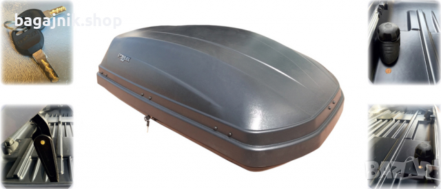 АВТОБОКС PERFLEX ECONOMIC 370 L (кутия, багажник), снимка 4 - Аксесоари и консумативи - 36271320