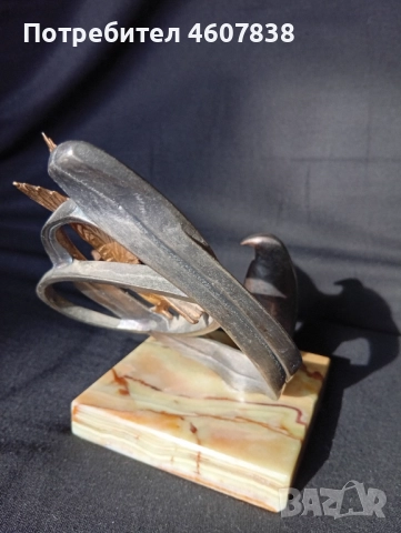 Скулптура бронз см12 , снимка 5 - Статуетки - 52545952