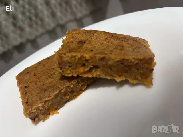 Кекс от моркови и орехи
