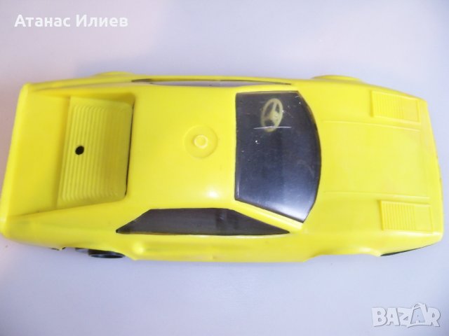 Кола с инерционен двигател соц играчка жълта, снимка 5 - Коли, камиони, мотори, писти - 41975063