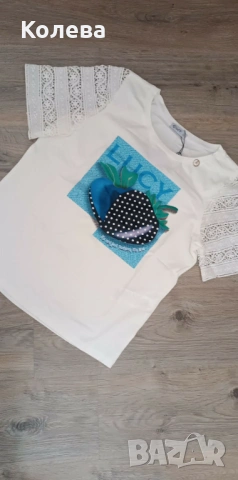 Блуза/тениска Lucy, снимка 2 - Тениски - 53240365