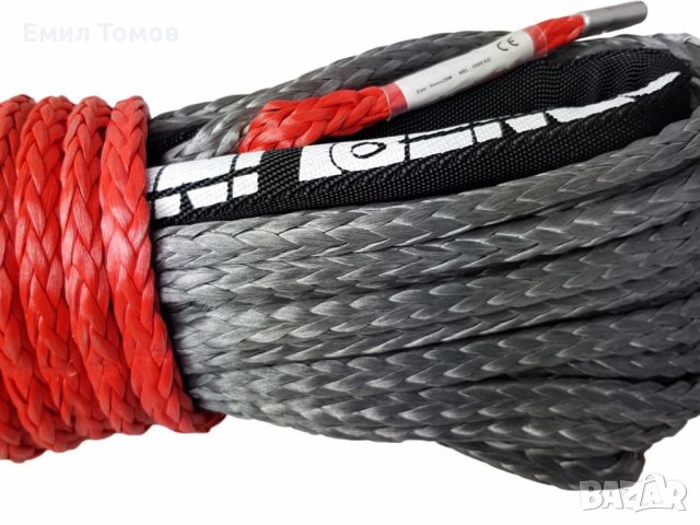 Синтетично въже за лебедки "PowerLine" 28M/8мм,9мм,10мм/ с кука - НОВИ, снимка 5 - Аксесоари и консумативи - 15388849