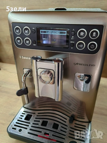 Saeco Exprelia EVO - внос , с БГ меню, снимка 3 - Кафемашини - 53418645