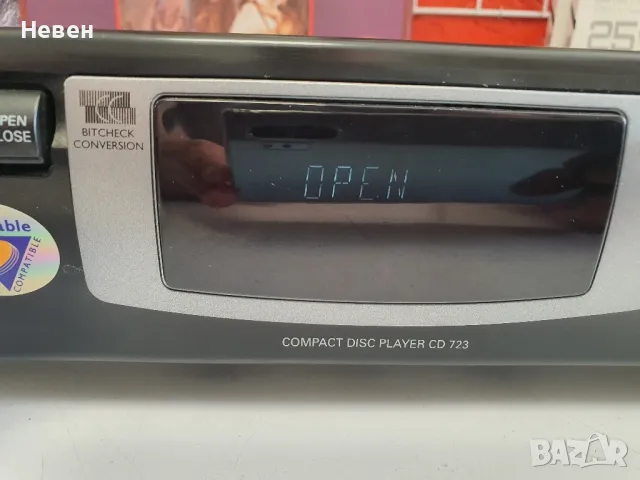 CD PHILIPS CD-723, снимка 5 - Ресийвъри, усилватели, смесителни пултове - 50389862