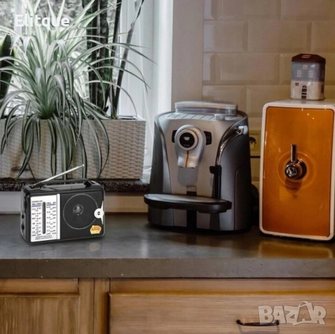 Портативно ретро радио с телескопична антена, FM/AM/SW, 15.5x10x5.5cm, без батерии, снимка 8 - Радиокасетофони, транзистори - 52832690