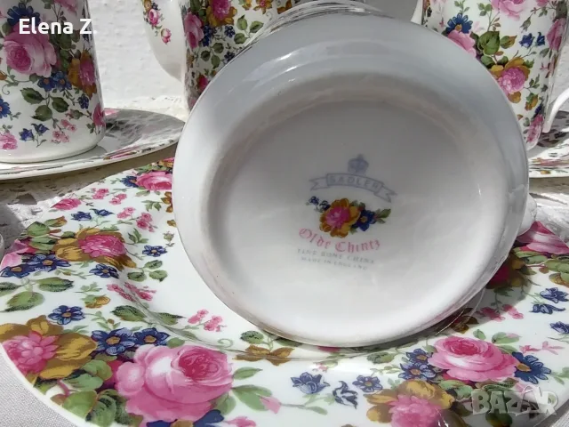 James Sadler Olde Chintz Чайник, чаши и чинийки, снимка 8 - Сервизи - 56137827