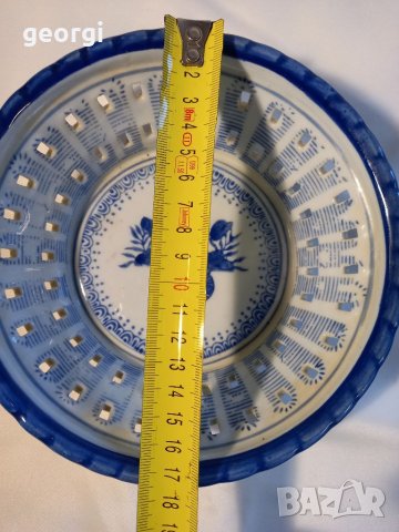 Ажурна порцеланова фруктиера Amsel  18/4, снимка 5 - Аксесоари за кухня - 36030642