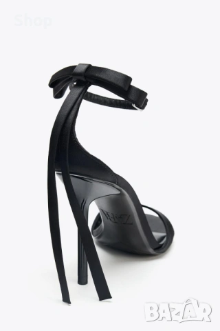 👡 Сандали на ток на Zara 👛, снимка 4 - Дамски обувки на ток - 53773404