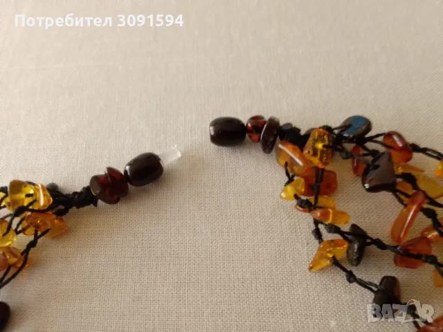 кехлибарено колие микс -22грама, снимка 2 - Антикварни и старинни предмети - 47788744