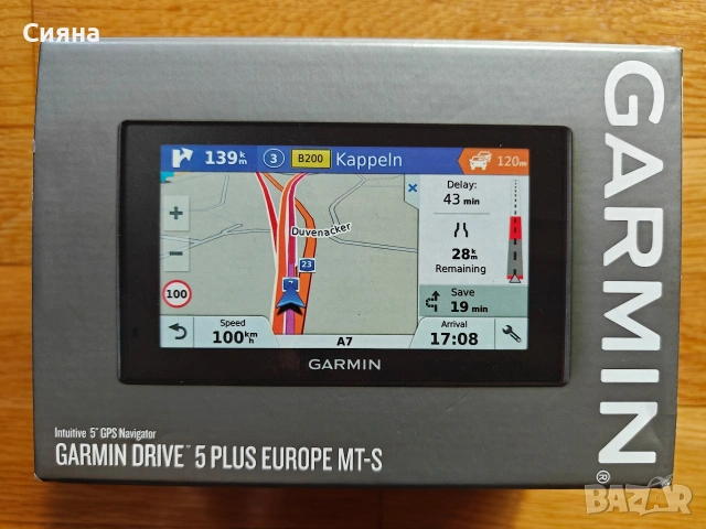 Garmin Drive 5 Plus Europe MT-S навигация, снимка 2 - Аксесоари и консумативи - 53005491