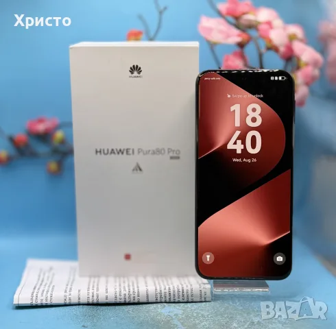 ГАРАНЦИОНЕН!!! Huawei Pura 80 Pro, 512GB, 12GB RAM, Black, снимка 4 - Huawei - 56008674